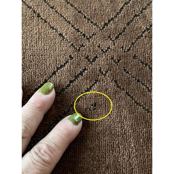 Vintage 1980s towels, plush bath + hand towel set, chocolate brown - Picture 8 of 9